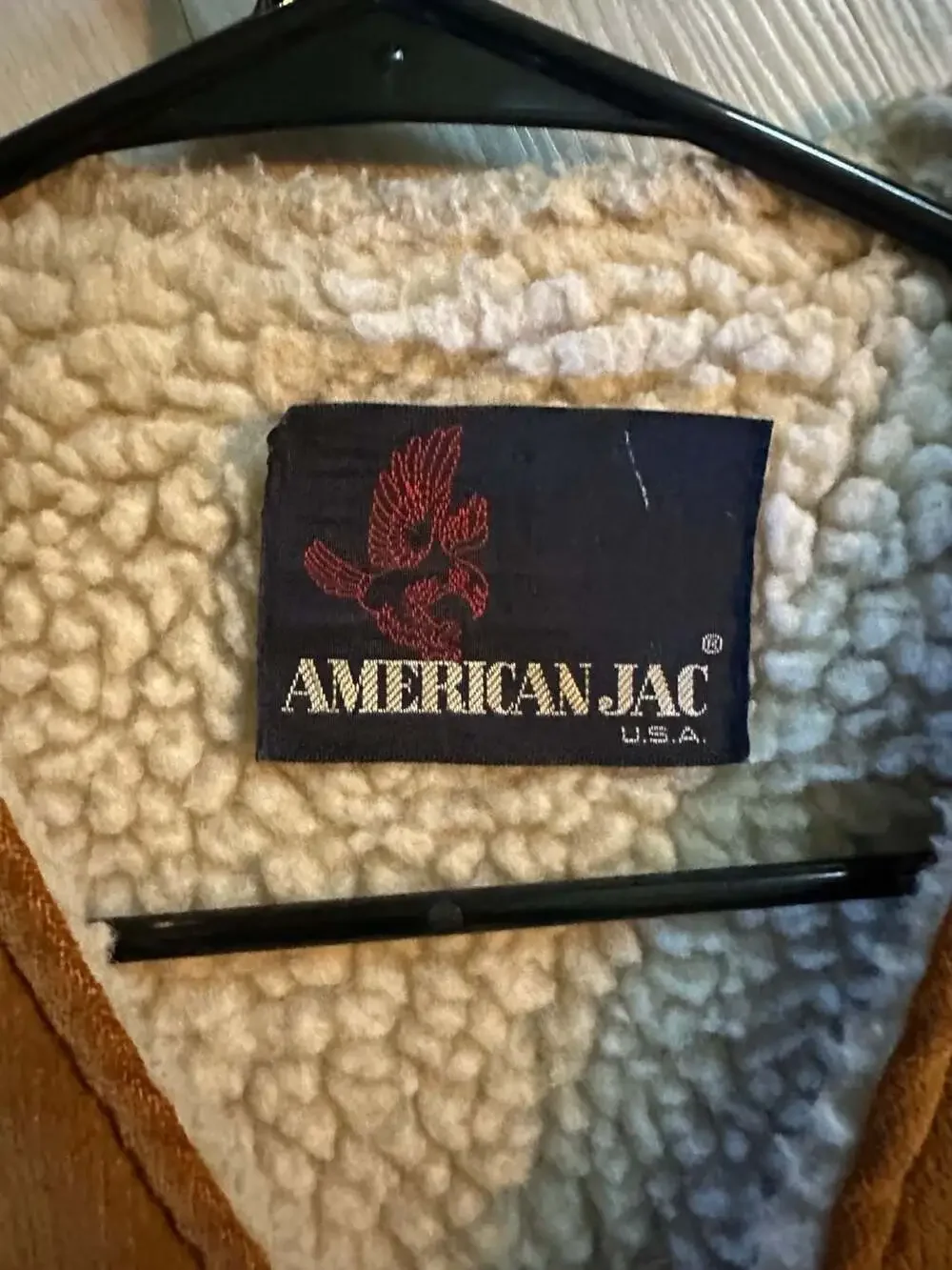 American Jac USA Vintage Corduroy Sherpa-Lined Vest